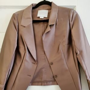 Satin evening jacket